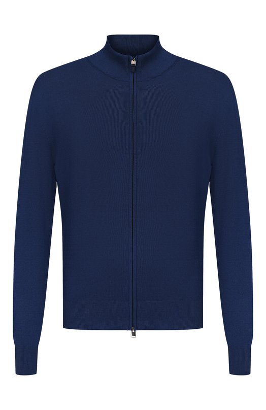 Хлопковый кардиган Canali C0022/MK02459 Синий C0022/MK02459