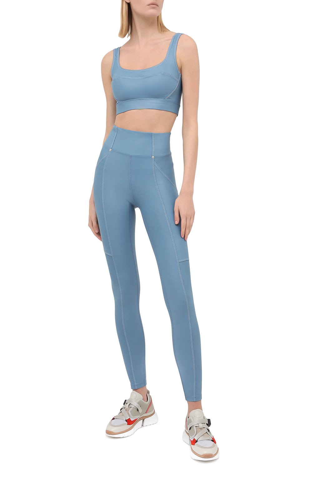 Топ HEROINE SPORT голубого цвета по цене 9975 руб., арт. HS-1-031/SUMMER 2020, фото 2 Топ HEROINE SPORT, арт. HS-1-031/SUMMER 2020, фото 2