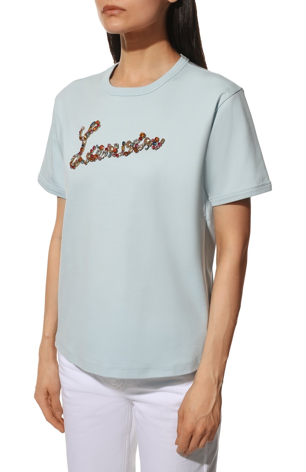 Хлопковая футболка LANVIN, арт. RW-TS9043-J179-P22, фото 3
