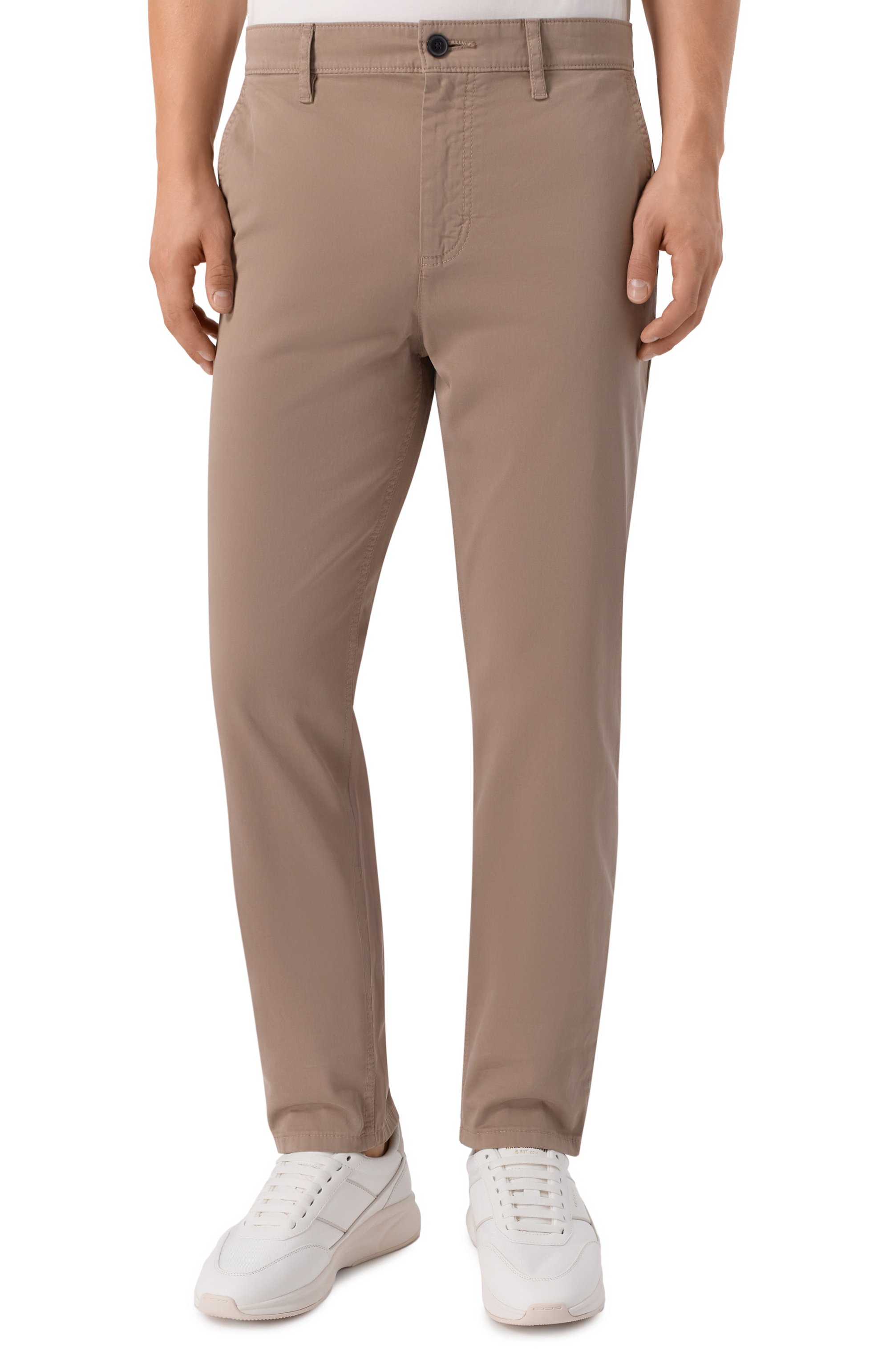 Хлопковые брюки BOSS ORANGE, арт. 50510917, фото 3