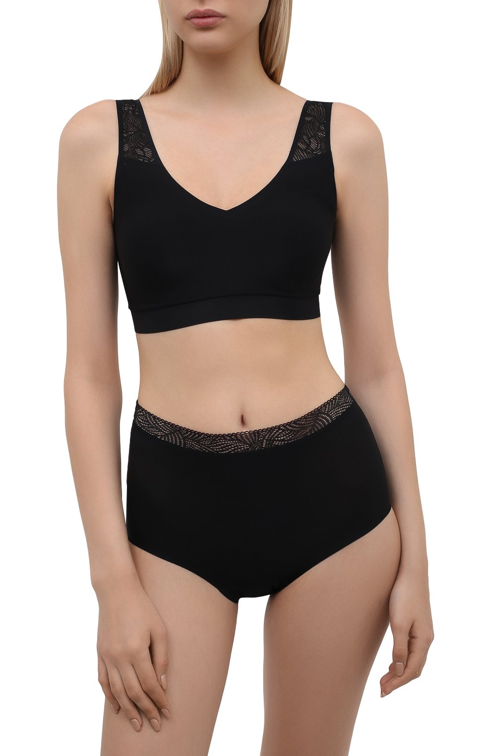 Трусы-слипы CHANTELLE черного цвета по цене 3700 руб., арт. C11G70, фото 2 Трусы-слипы CHANTELLE, арт. C11G70, фото 2