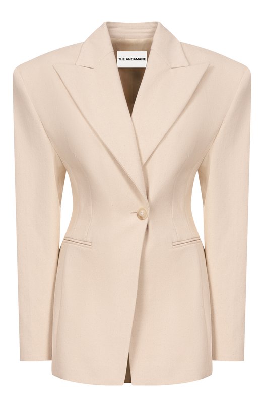 Хлопковый жакет The Andamane T193021A/TNC188 Бежевый T193021A/TNC188