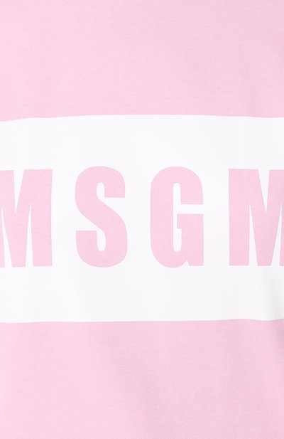 Хлопковая футболка MSGM, арт. 2641MDM95 195298, фото 5