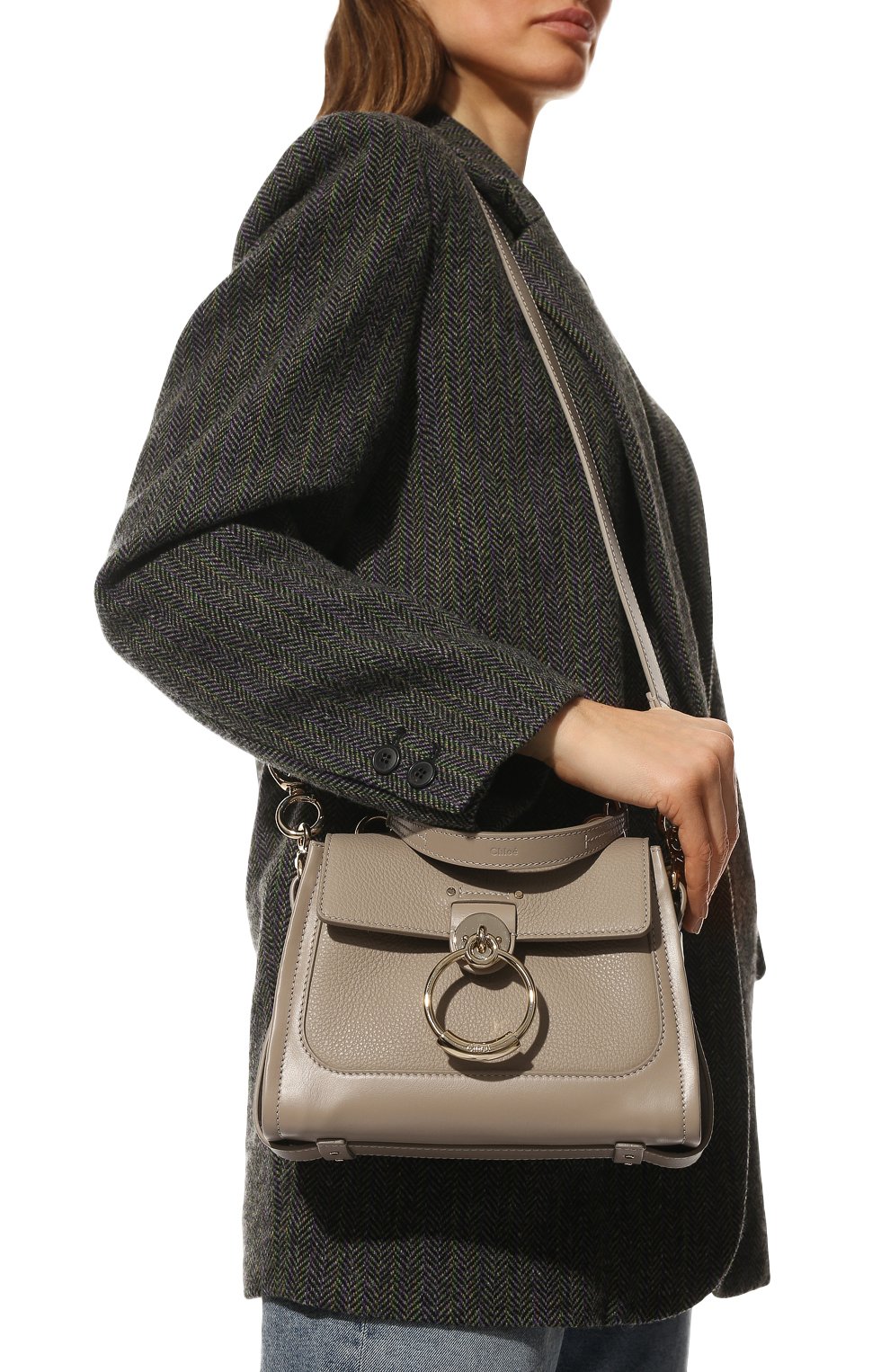 Сумка tess day mini CHLOÉ бежевого цвета по цене 157000 руб., арт. CHC22SS143G33, фото 6 Сумка tess day mini CHLOÉ, арт. CHC22SS143G33, фото 6