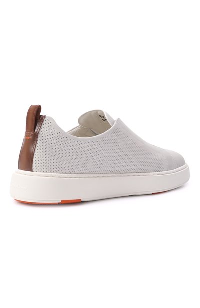 Кожаные кеды cleanic SANTONI, арт. MBCG22006BARTGLB, фото 5