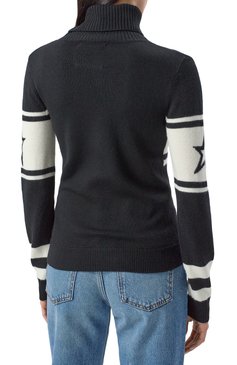 Женская шерстяная водолазка PERFECT MOMENT черного цвета, арт. W3000075/SCHILD SWEATER | Фото 4 (Материал внешний: Шерсть; Материал сплава: Проставлено; Рукава: Длинные; Драгоценные камни: Проставлено; Длина (для топов): Стандартные; Женское Кр�осс-КТ: Водолазка-одежда; Стили: Кэжуэл)