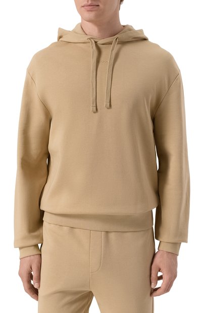 Хлопковый спортивный костюм HUGO бежевого цвета по цене 23950 руб., арт. 50492581, фото 2 Хлопковый спортивный костюм HUGO, арт. 50492581, фото 2