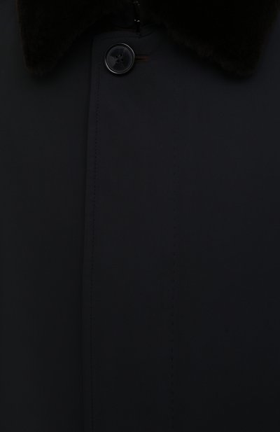 Плащ с меховой подкладкой ZEGNA, арт. U7T38/LUX6, фото 5