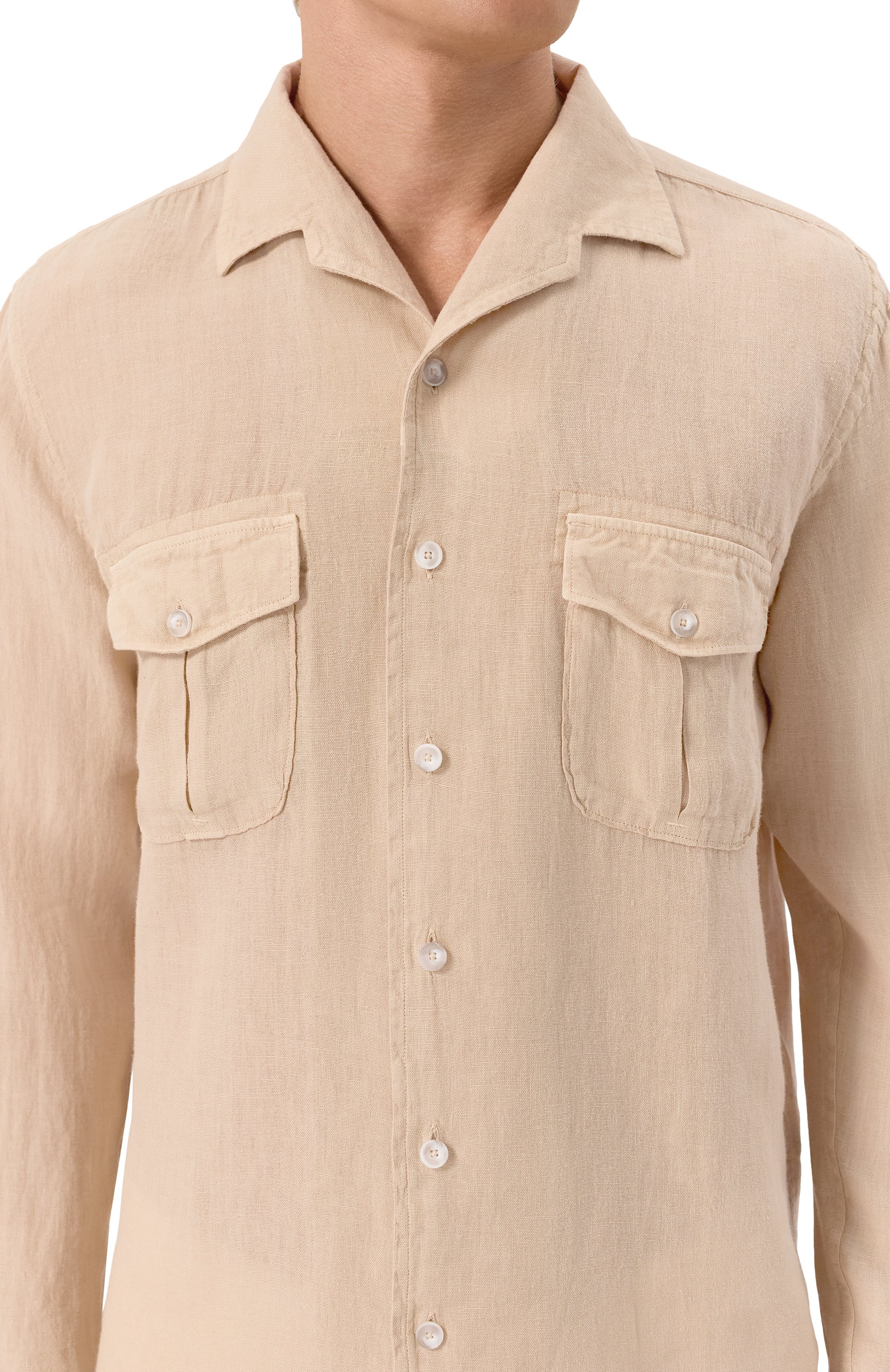Льняная рубашка 120% LINO, арт. 32ALIM19QB/0115/000, фото 5