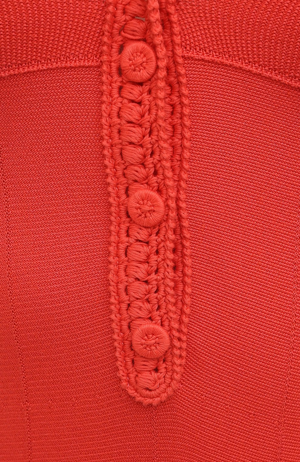 Платье из шелка и хлопка LORO PIANA кораллового цвета по цене 299500 руб., арт. FAL5250, фото 5 Платье из шелка и хлопка LORO PIANA, арт. FAL5250, фото 5