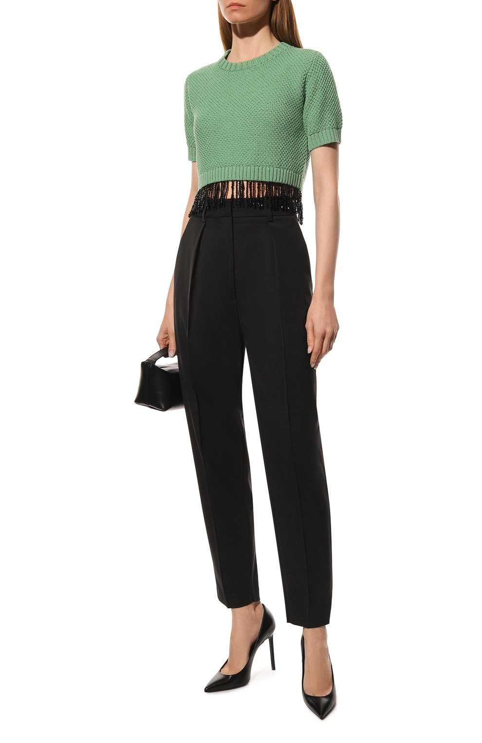 Хлопковый пуловер PINKO, арт. 1G17UU-A02V, фото 2