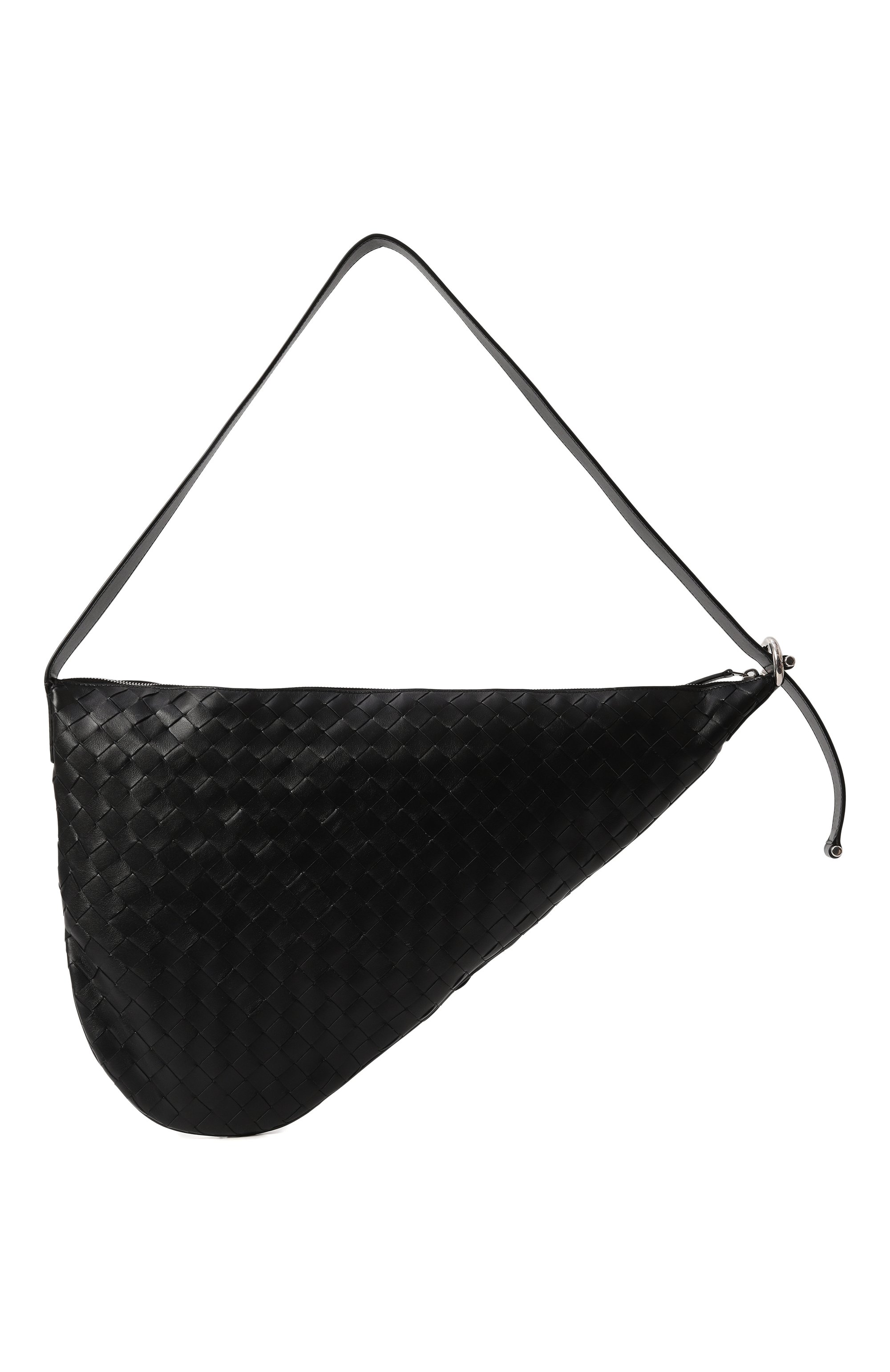 Сумка virgule BOTTEGA VENETA черного цвета по цене 385000 руб., арт. 743574/V2HL1, фото 6 Сумка virgule BOTTEGA VENETA, арт. 743574/V2HL1, фото 6