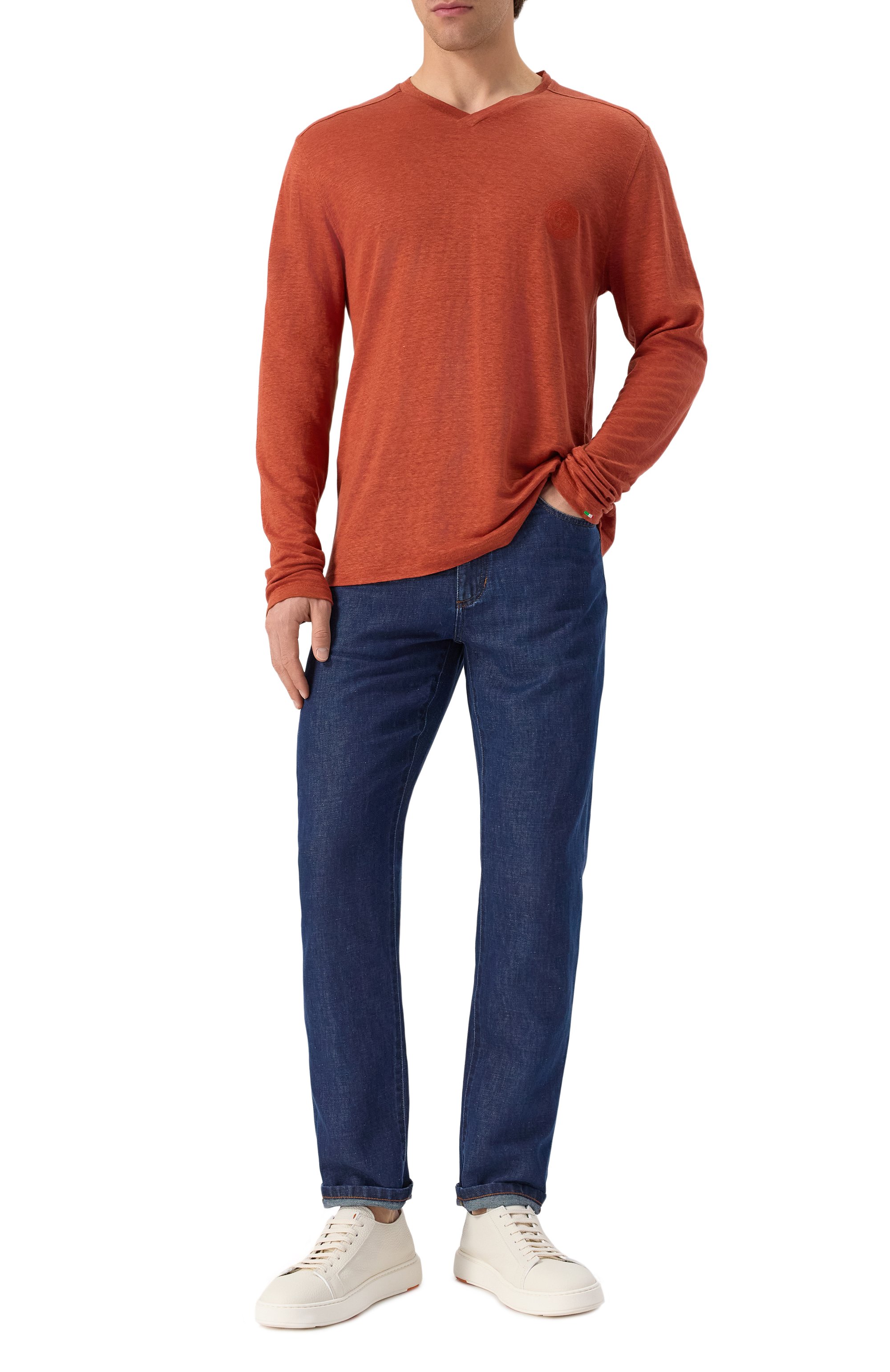 Льняной лонгслив STEFANO RICCI, арт. MNH5104241/LN, фото 2