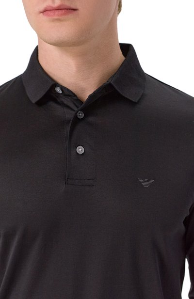 Поло из лиоцелла и хлопка EMPORIO ARMANI, арт. 8N1F97/1JUVZ, фото 5