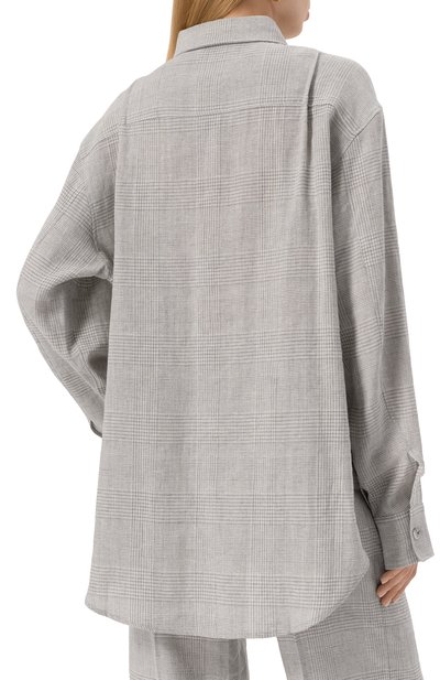 Рубашка THE ANDAMANE серого цвета по цене 61550 руб., арт. T170901C/TNL011, фото 4 Рубашка THE ANDAMANE, арт. T170901C/TNL011, фото 4