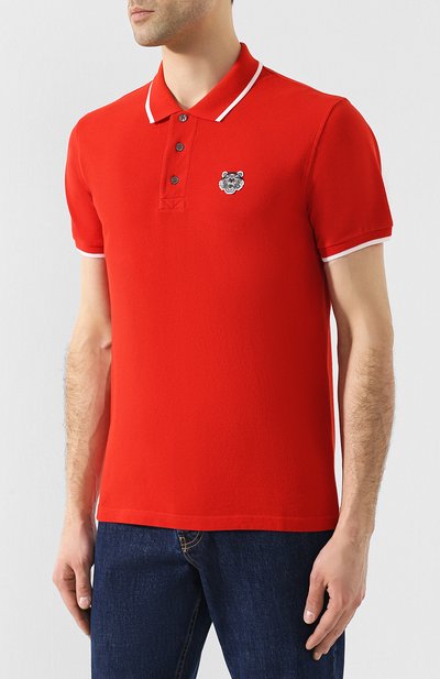 Хлопковое поло  KENZO, арт. 5P00014BA, фото 3