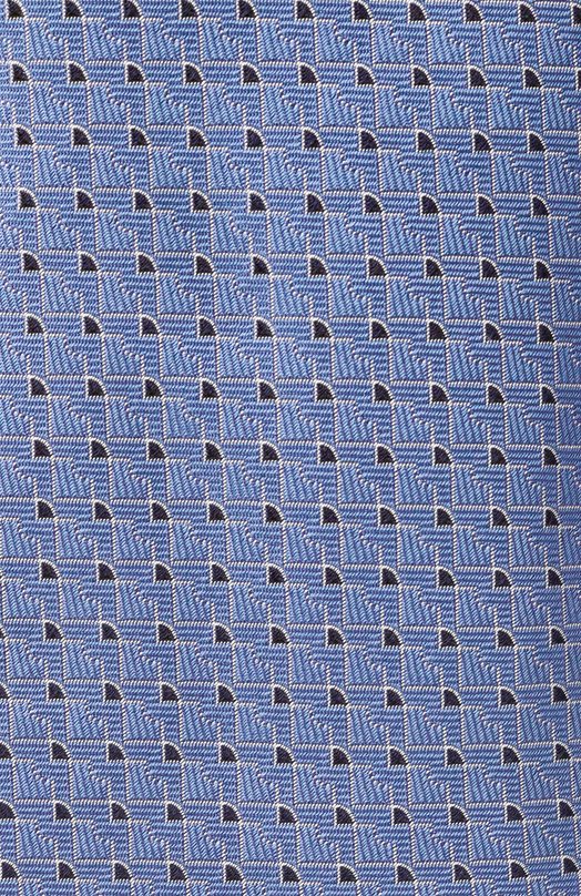 Шелковый галстук Canali 18/HJ04560 Голубой  18/HJ04560 Фото 4