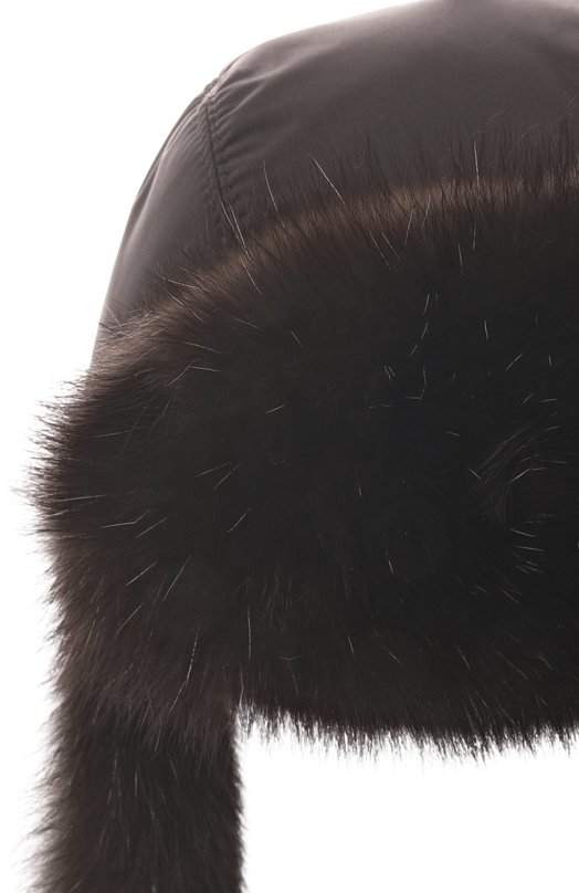 Шапка-ушанка AntiStorm с отделкой из соболя Black Sable BS-24004EB Серый  BS-24004EB Фото 3