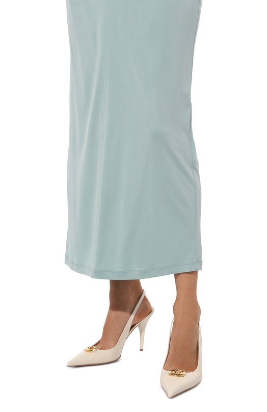 Кожаные туфли VLogo Valentino 5W2S0JE0/EEY Кремовый  5W2S0JE0/EEY Фото 3