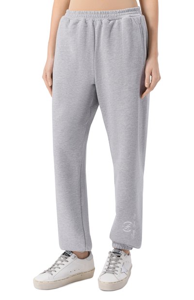 Хлопковый костюм SASHA KIM серого цвета по цене 43900 руб., арт. SK-00001687, фото 4 Хлопковый костюм SASHA KIM, арт. SK-00001687, фото 4