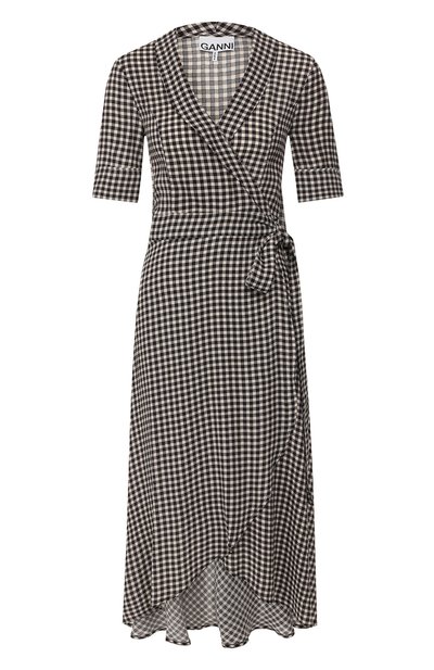 Женское платье из вискозы GANNI, арт. F3986