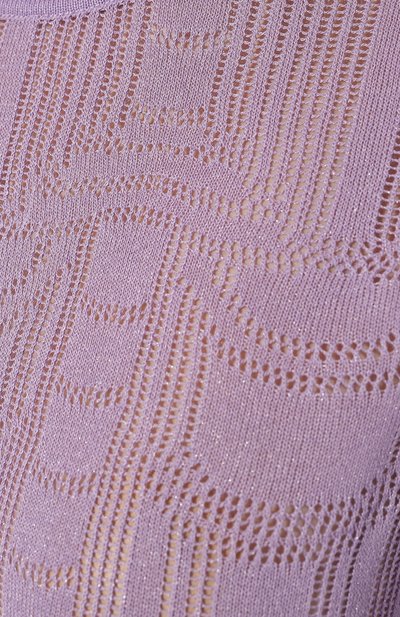 Футболка из вискозы FREEAGE фиолетового цвета по цене 26400 руб., арт. TS23.JM067.7000.701, фото 5 Футболка из вискозы FREEAGE, арт. TS23.JM067.7000.701, фото 5