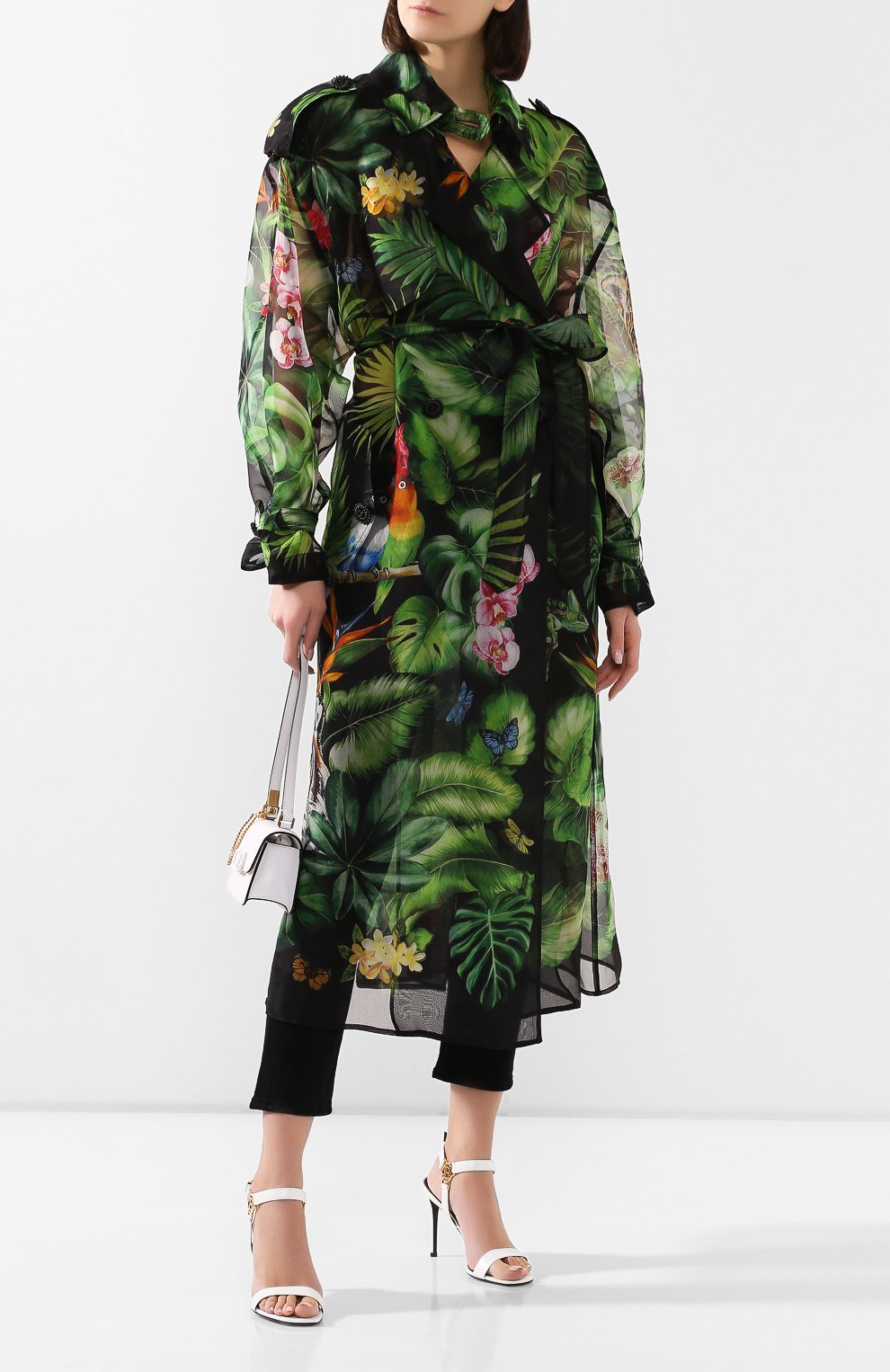 Шелковый тренч DOLCE & GABBANA, арт. F0Z73T/GDU47, фото 2