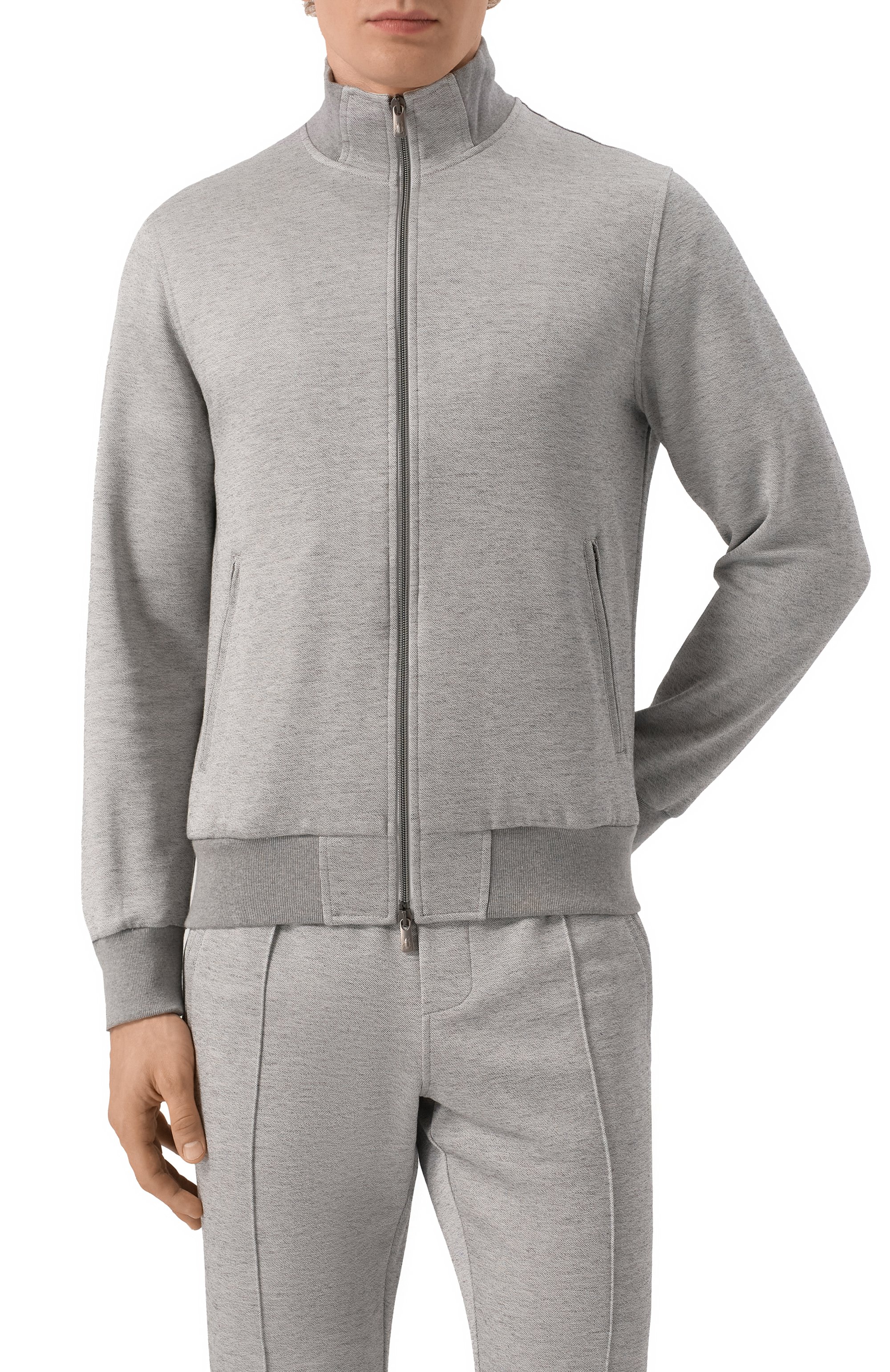 Толстовка из хлопка и шелка CAPOBIANCO, арт. 18M455.GU00., фото 3