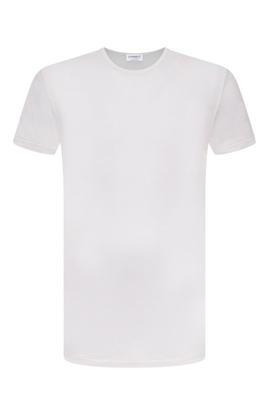 Футболка из шерсти и шелка Zimmerli 710-1450 Кремовый 710-1450