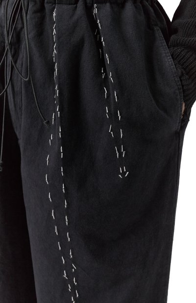 Брюки из хлопка и льна MAISON MARGIELA, арт. S50KA0664/M35295, фото 5