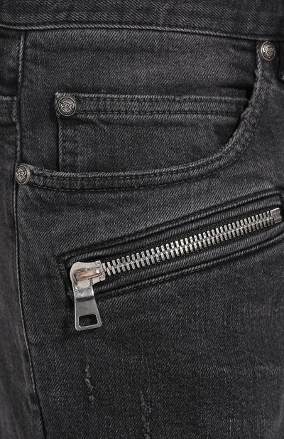 Джинсы с потертостями BALMAIN, арт. SH05336/Z160, фото 5