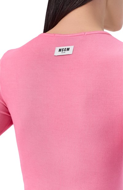 Лонгслив из вискозы MSGM, арт. 4041MDM116N/267130, фото 5