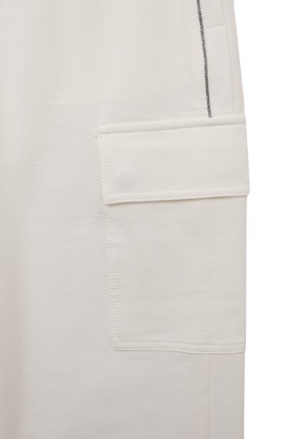 Хлопковые джоггеры BRUNELLO CUCINELLI, арт. BH827E623B, фото 3
