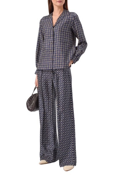 Шелковые брюки MAX MARA, арт. MXMVISCHI0, фото 2