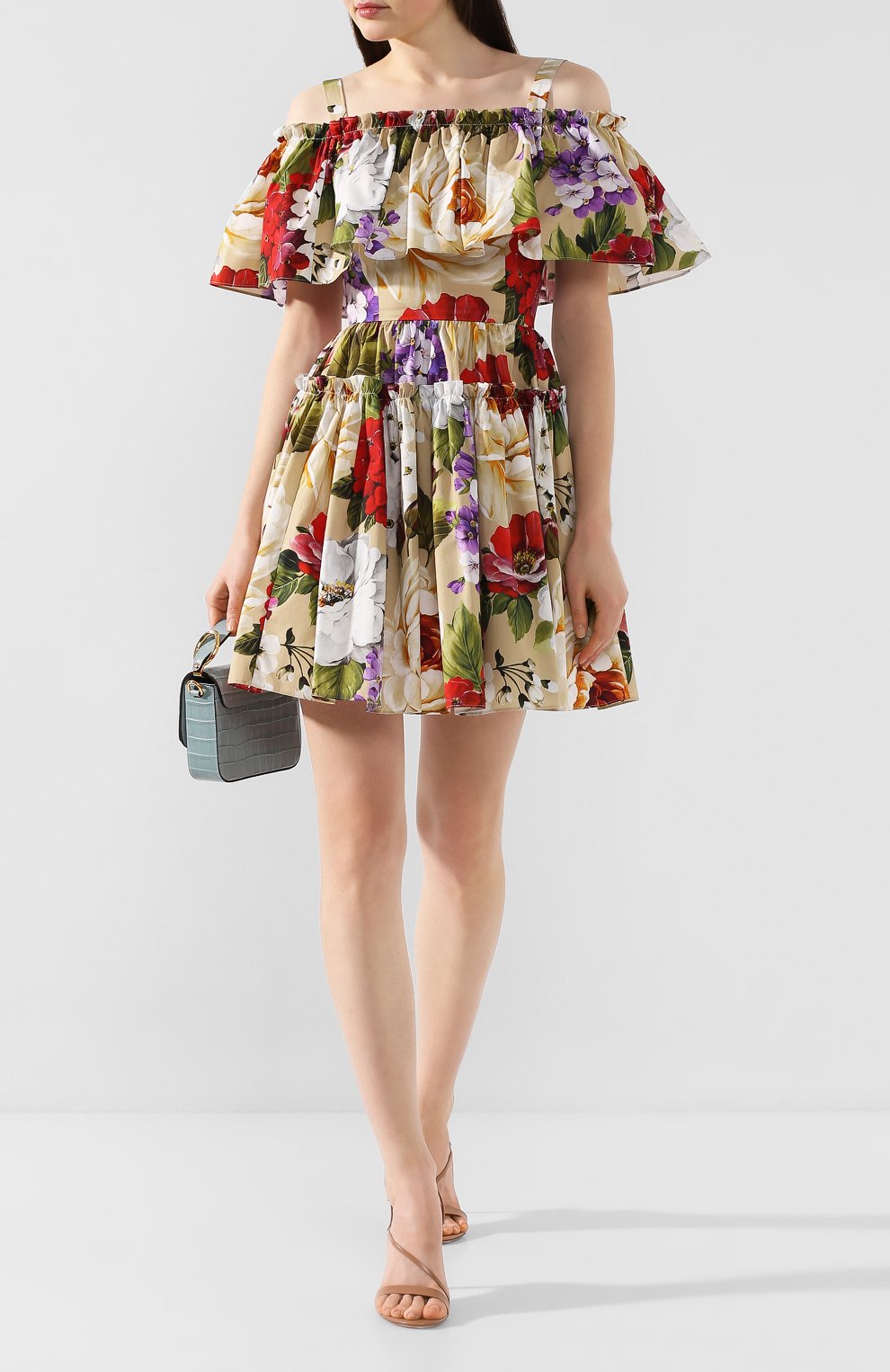 Хлопковое платье DOLCE & GABBANA, арт. F63X7T/HS5GA, фото 2