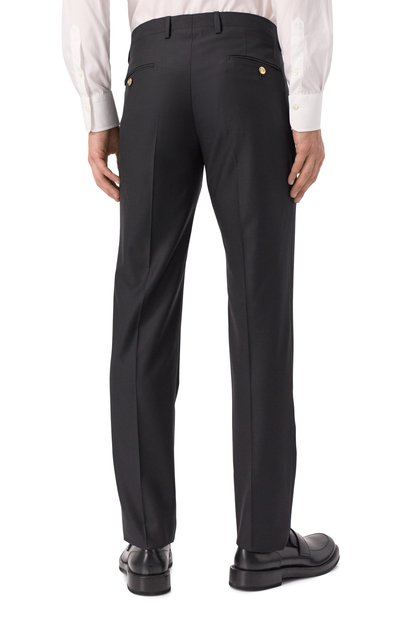 Брюки из шерсти и шелка DOLCE & GABBANA, арт. GY5UMZ/FU3H1, фото 4