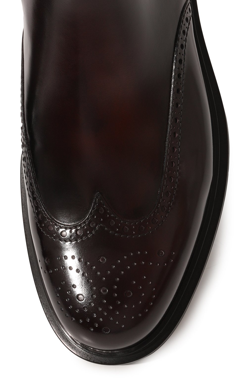 Кожаные челси SANTONI, арт. MGWG17855NERIPFG, фото 6