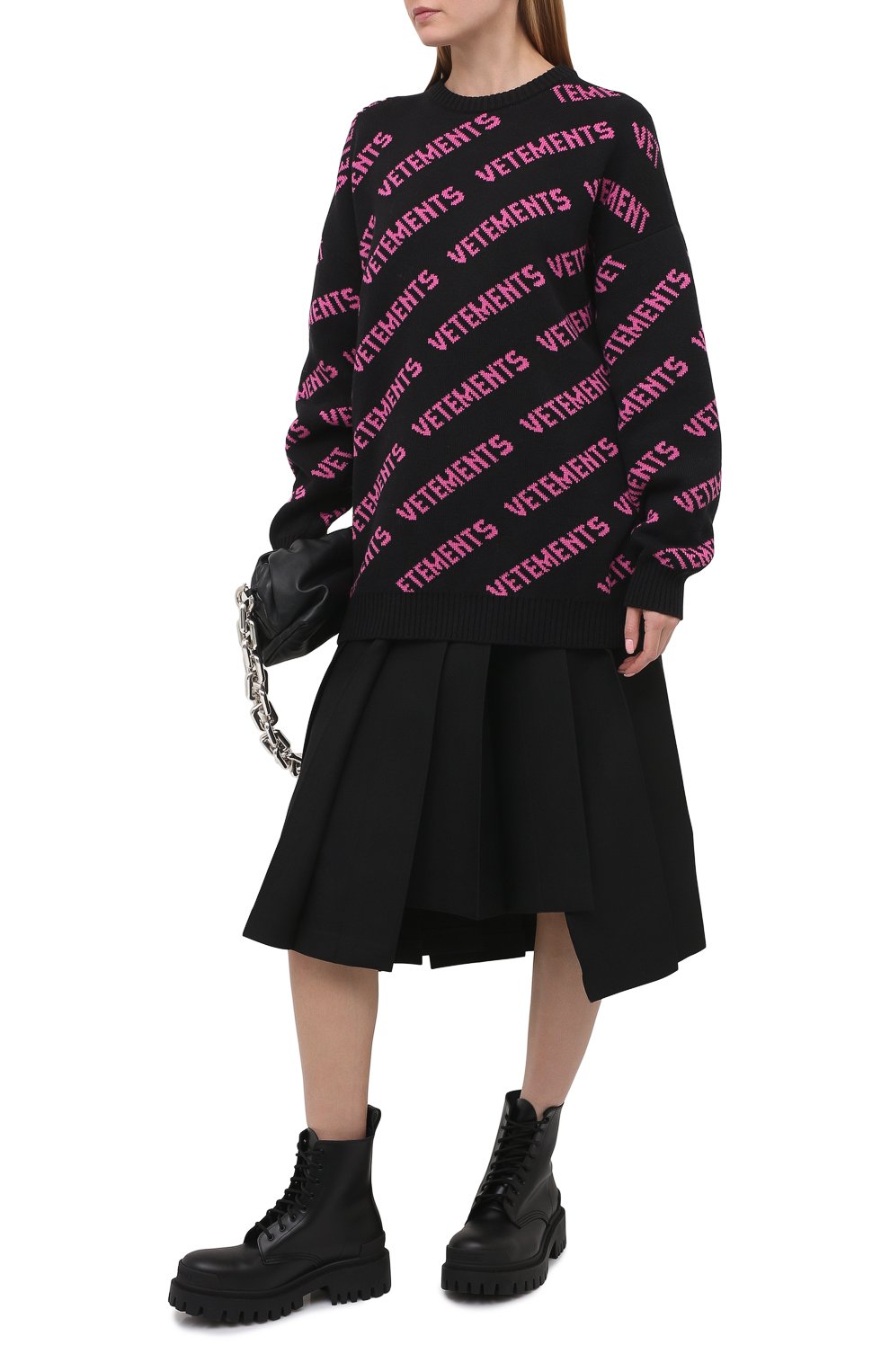 Свитер из хлопка и кашемира VETEMENTS, арт. UE51KN200X 1399/W, фото 2