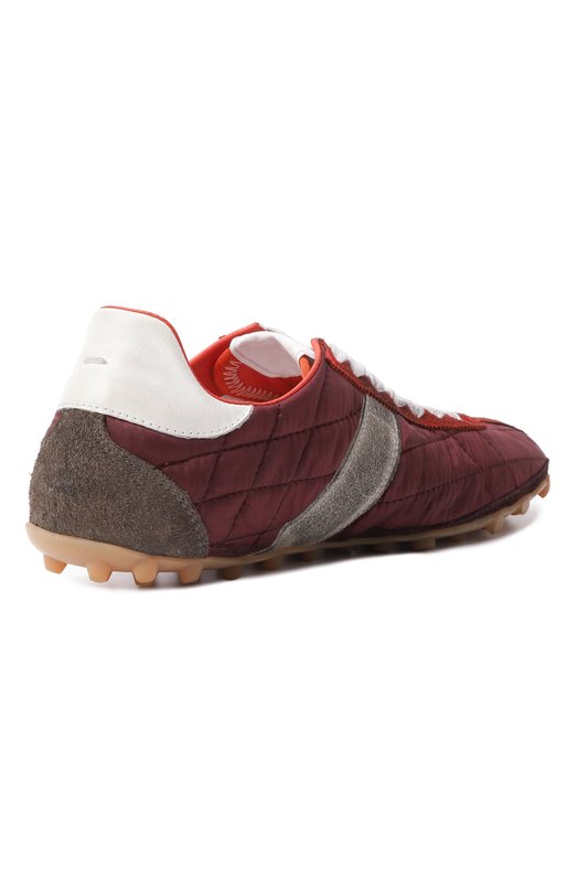 Комбинированные кроссовки Sprinters Maison Margiela S58WS0272/P7415 Бордовый  S58WS0272/P7415 Фото 5
