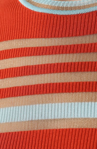 Топы из смеси хлопка и вискозы M MISSONI кораллового цвета по цене 27550 руб., арт. 2DN00062/2K0020, фото 5 Топы из смеси хлопка и вискозы M MISSONI, арт. 2DN00062/2K0020, фото 5