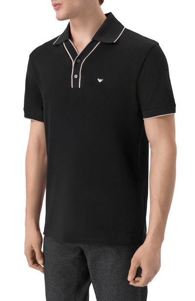 Хлопковое поло EMPORIO ARMANI, арт. EM002119/AF12955, фото 3