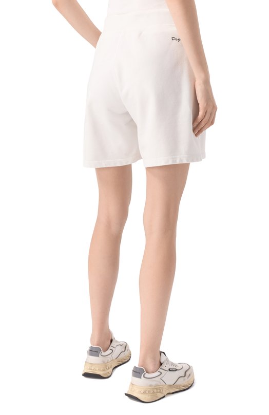 Хлопковые шорты Dsquared2 S72MU0529/S25462 Белый  S72MU0529/S25462 Фото 4