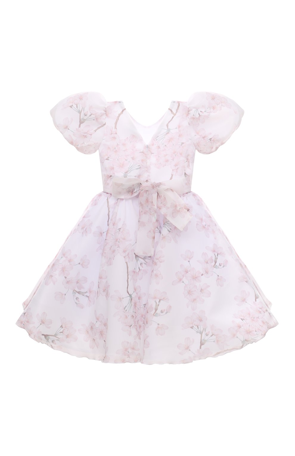 Платье сакура ZHANNA & ANNA светло-розового цвета по цене 25000 руб., арт. ZAOZ00000355, фото 2 Платье сакура ZHANNA & ANNA, арт. ZAOZ00000355, фото 2