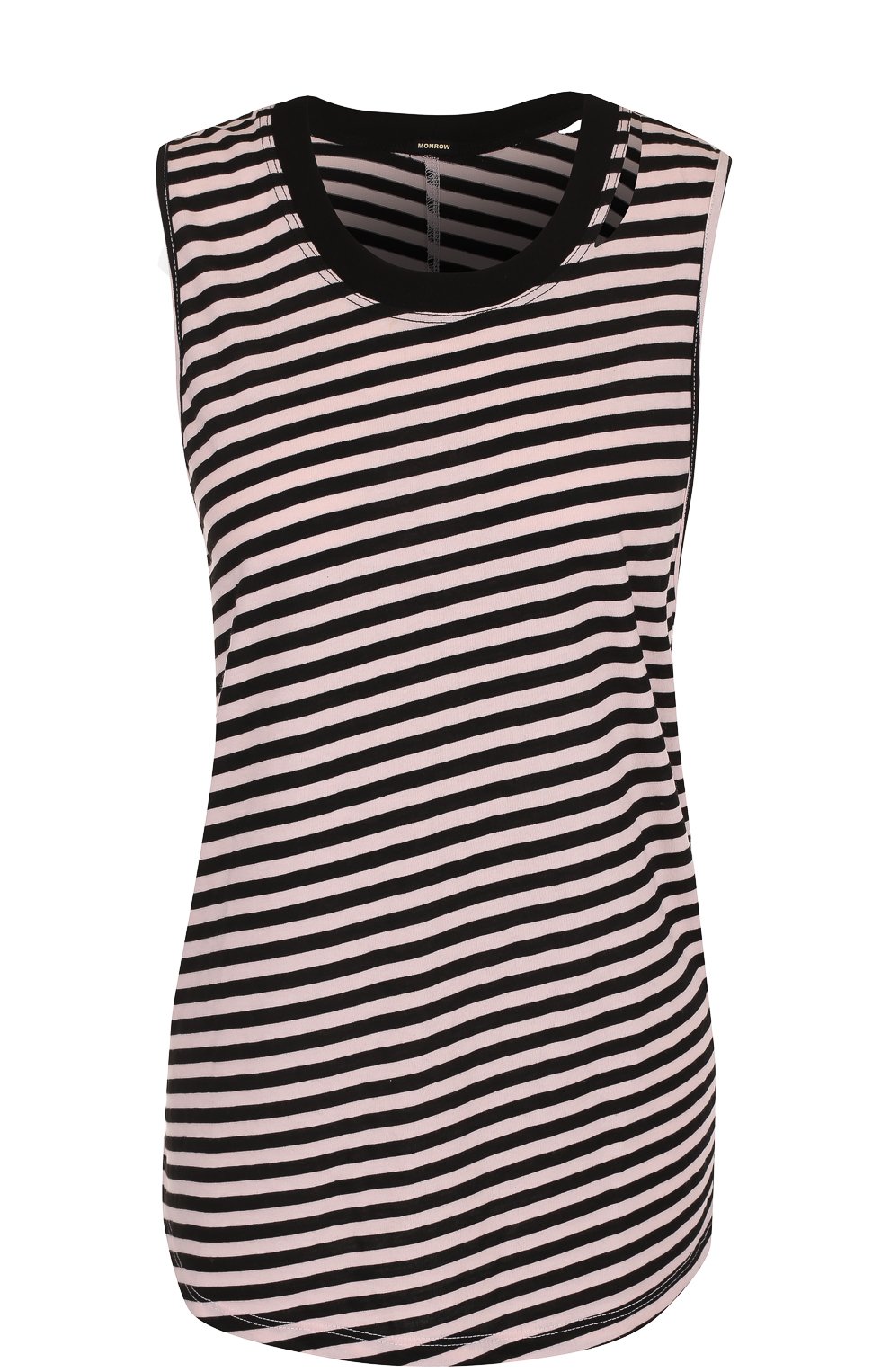 Топ свободного кроя в полоску MONROW, арт. HT0350-1, фото 1