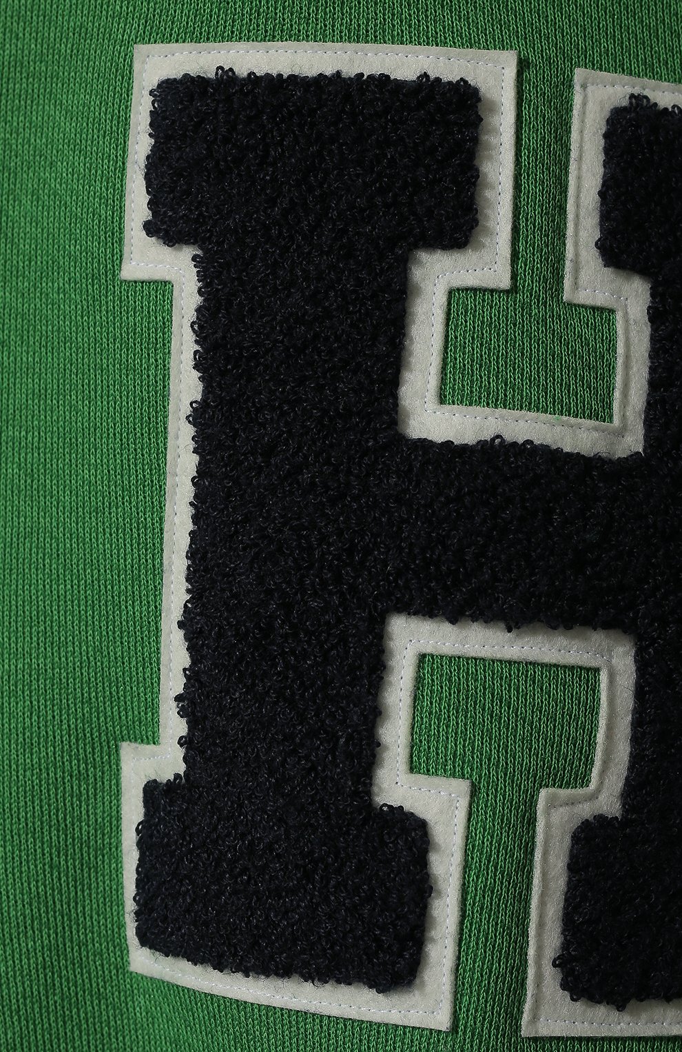 Свитшот из хлопка и кашемира HALFBOY зеленого цвета по цене 49500 руб., арт. H04WFCR1302, фото 5 Свитшот из хлопка и кашемира HALFBOY, арт. H04WFCR1302, фото 5