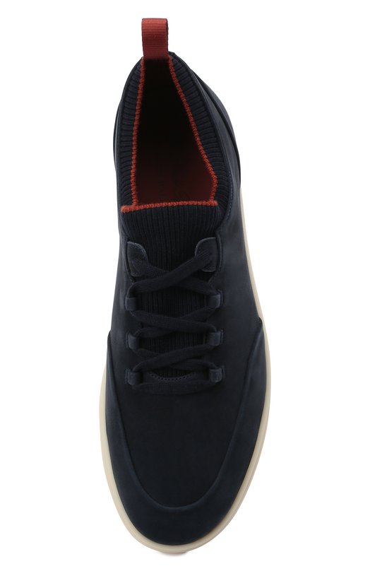 Кожаные кеды Soho Walk Loro Piana FAL2899 Синий  FAL2899 Фото 5