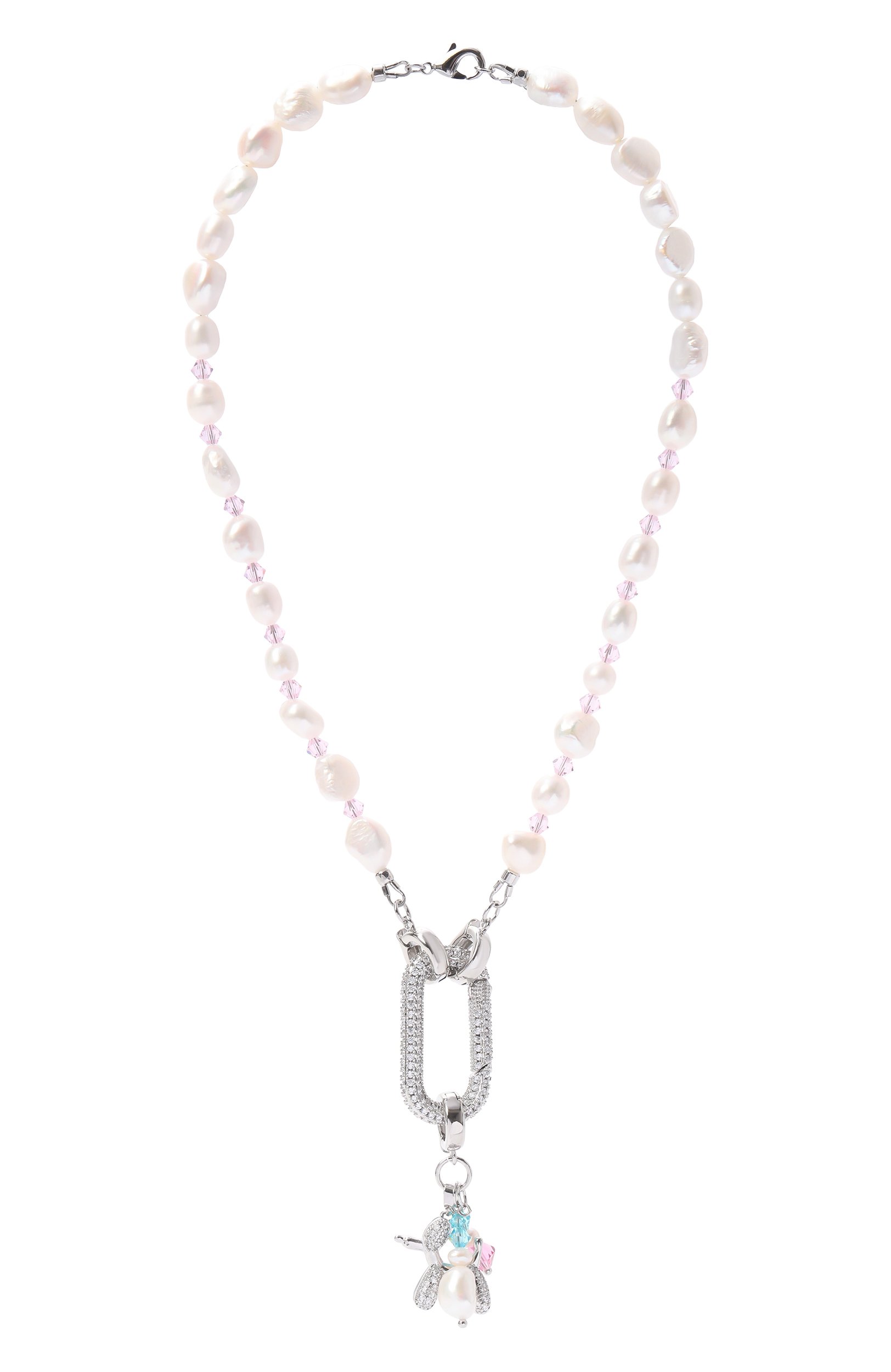 Колье PINK.OLIVKA кремового цвета по цене 29390 руб., арт. PO-70495, фото 1 Колье PINK.OLIVKA, арт. PO-70495, фото 1
