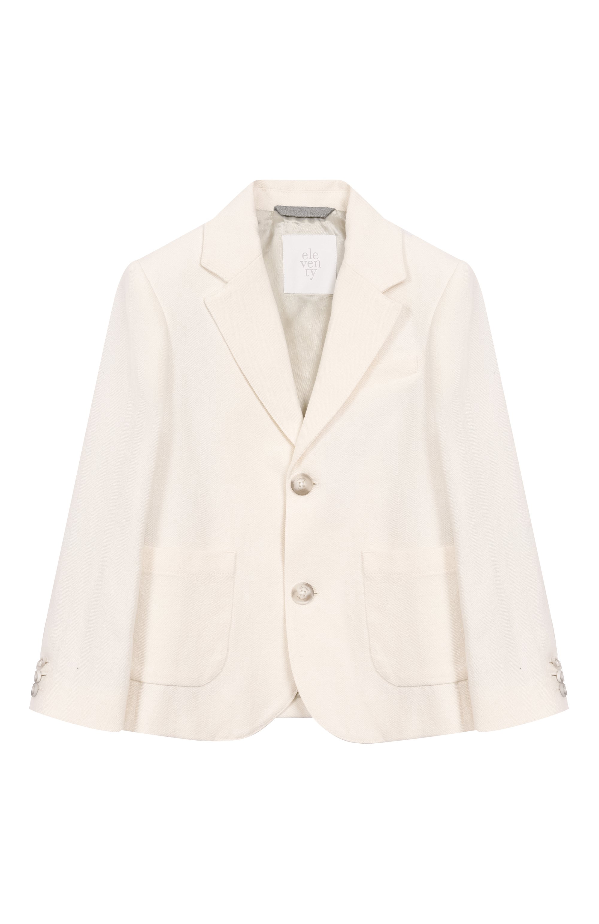 Пиджак из хлопка и льна ELEVENTY, арт. EW2Q54/G0181/4-8, фото 1