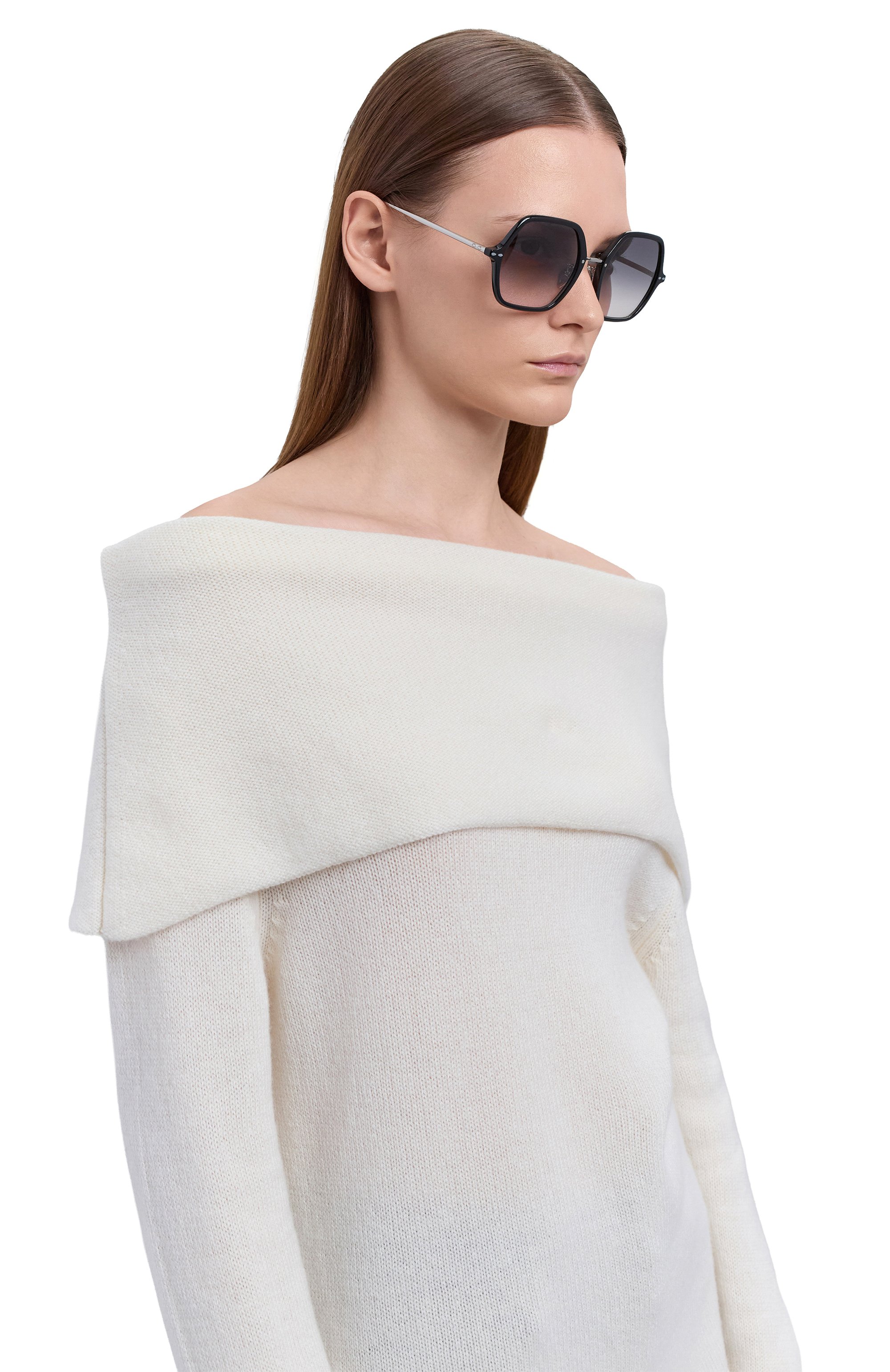 Солнцезащитные очки ISABEL MARANT черного цвета по цене 22500 руб., арт. IM0036 BSC, фото 2 Солнцезащитные очки ISABEL MARANT, арт. IM0036 BSC, фото 2