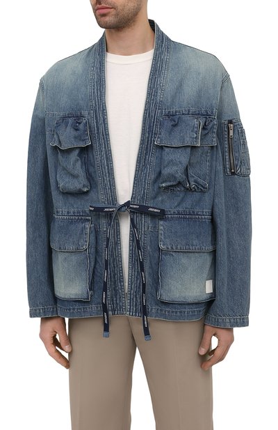 Джинсовая куртка AMBUSH темно-синего цвета по цене 89950 руб., арт. BMYE003S21DEN001, фото 3 Джинсовая куртка AMBUSH, арт. BMYE003S21DEN001, фото 3